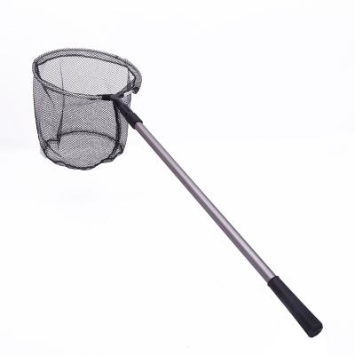 China High Strength High Strength Aluminum Alloy Handle Fishing Net Bag Net Portable Folding 3m Extended Fish Landing Net for sale