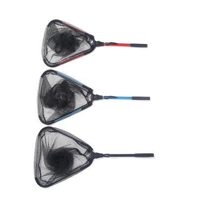 China JH12111 Hand Landing Net Aluminum Alloy Fishing Net Reinforcement Foldable Telescopic Positioning Fish Net for sale