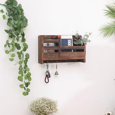 China New Design Eco-friendly Wall Shelf Wall Storage Decorations Wooden Wall Shelves Wooden Wall Racks Hanging For Books for sale