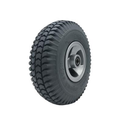 China Puncture Proof 3.00-4 Tire 260x85 3.00 4 wheel-3.00-4 (10x3) PU Wheel-3.00-4 Polyurethane Wheels Wheelchair Foam Filled Foam Filled Spare Parts for sale