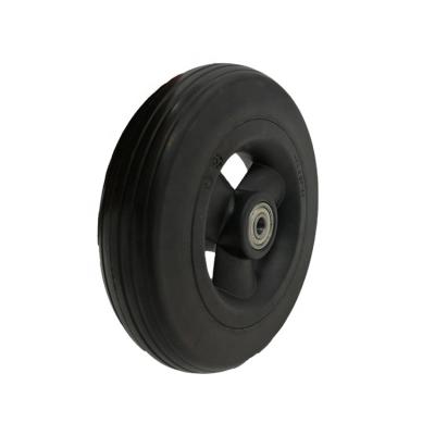 China Wheelchair Tires Wheelchair Accessories Solid Polyurethane Wheels 6 Inch for sale