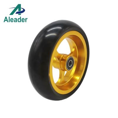 China Puncture Proof Wheelchair Caster Wheel 4x1 1/4 for sale