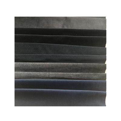 China Custom made special fabric anti-static for men's suit loungewear 0.5mm microfiber velboa burnout for sale