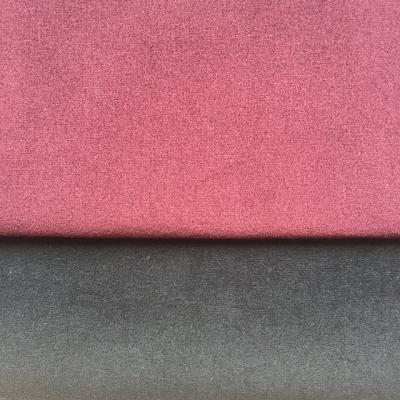 China Shrink-Resistant Men's Casualwear Suit Fabric Sueded 100% Polyester Warp Knitted Velvet / Velor In Customized Colors for sale