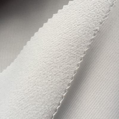 China Anti Pill Dress School Fabric Popular Superpoly Knit Brush Fabric For Outerwear Monopoly for sale