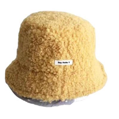 China Sample Wholesale Ladies Plush Supply 100% Wool Different Color Bucket Hat for sale