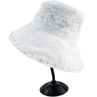 China 2021 Character Custom Lace Fashion Soft Trend High Quality Women's Bucket Hat for sale