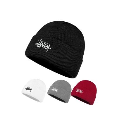 China Custom Design JOINT Handmade Logo Embroidered Logo Beanie Hat Fisherman Beanie Hat for sale