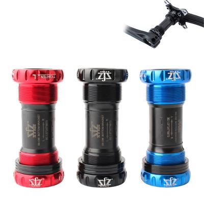 China Mountain Bike Thread Bearing 68-73mm Lower Part Bicycle Bracket Mtb Aluminum Alloy Threaded Screw Bb Sets Q78 for sale