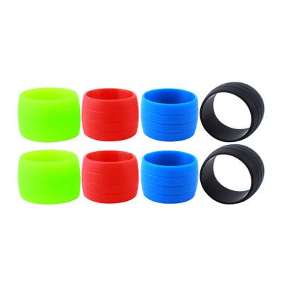 China 1 Pair MUQZI Mountain Bikes Mountain Bikes Bike Strap Ring Handlebar Tape Fixing Sleeve Waterproof Silicone Handlebar End Fixed Accessories for sale