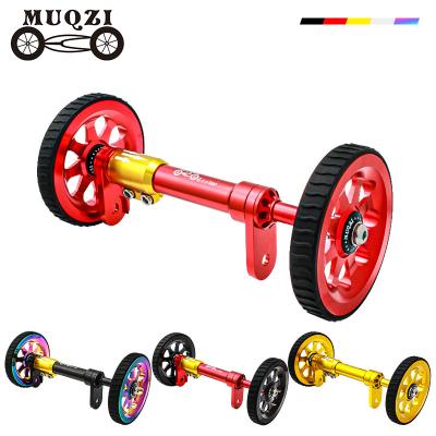 China Apply To Brompton MUQZI Telescopic Wheel And Extension Rod For Brompton Folding Bike Easy Wheel Easy Rod Other Bicycle Parts for sale