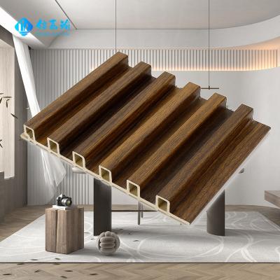 China Traditional Wood Plastic Composite WPC Wall Panel Interior Decor Wall Panel for sale