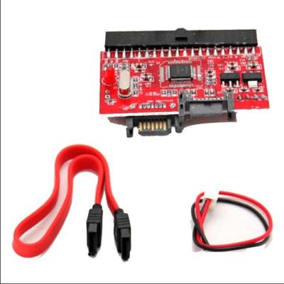 China Computer 2 in1 Dual IDE to SATA Converter Adapter Card with Cables for sale