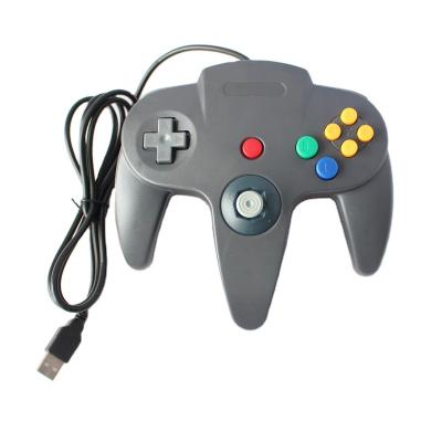 China Touch Buttons 1.8m USB Host Port Classic Wired Game Controller For Nintendo 64 for sale