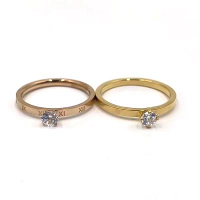 China Other 2022 New High Quality Fashion Engagement Wedding 18k Gold Plated Rings For Male Women Men Girls for sale