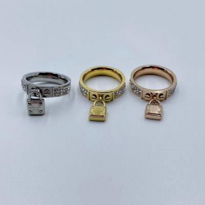 China Other 2022 Fashion Charming Men Women Jewelry Chains Titanium Steel Women Ring for sale