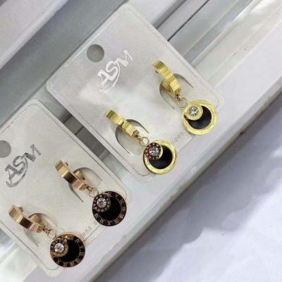 China 2022 other explosive models shape fashionable new style big big gold plated luxury rhinestone earrings for sale