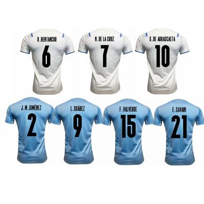 China Shirts & Uruguay SUÁREZ CAVANI soccer jerseys tops 2021 22 home away kit VALVERDE ARRASCAETA soccer shirt for sale