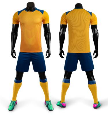 China Sets Wholesale High Quality Customized Yellow 2021 Football Suit for sale