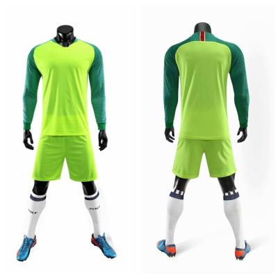 China Sets Wholesale High Quality Wholesale Colors Long Sleeve Soccer Jerseys for sale