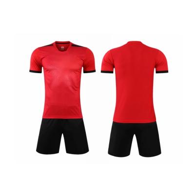 China Wholesale High Quality Square Lots Red Colors Adult Men And BlackTeam Training Soccer Jerseys for sale