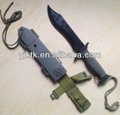 China Camping Knife All Purposes Survival Camping Knife Kit With Plastic /Nylon Sheath for sale