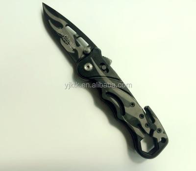 China BEST-SELLING KNIFE CAMOUFLAGE DESIGN Stainless Steel Pocket Knife Handle Folding Aluminum Hunting Knife for sale