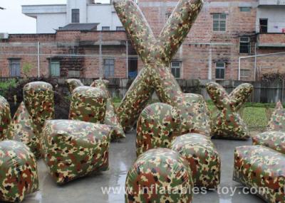 China Bola inflable de la pintura del camuflaje de la arcón del aire de los juegos al aire libre para el juego que tira en venta