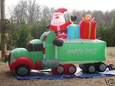 China La Navidad inflable gigante de los productos de la publicidad adorna a Papá Noel con el coche en venta