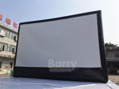 China Commercial Inflatable Movie Screen With Projector / Outdoor 20 Ft Inflatable Movie Screen For Event for sale