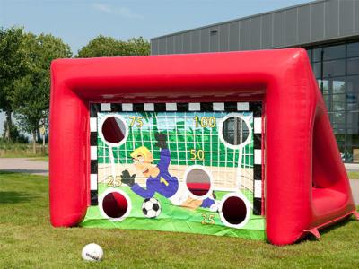 China El Portable inflable al aire libre de los juegos de los deportes embroma meta inflable del fútbol del fútbol en venta