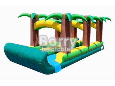 China La selva doble comercial del carril inflable explota la lona del PVC de los toboganes acuáticos 0.55m m en venta