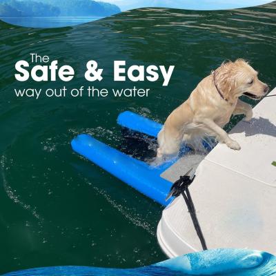 China Non-Slip EVA Foam Portable Foldable Dog Boat Water Ramp For Water Pet Help Dog Stairs Ramp For Small Dogs Up To 230 Lbs zu verkaufen