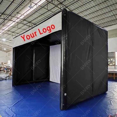 China Full Swing Inflatable Golf Training Tent Sport Game Event Golf Sim Bay Simulador de Golfe Inflavel Recinto à venda