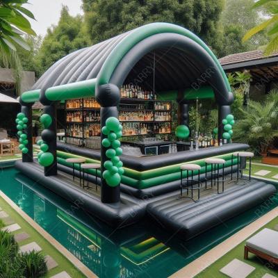 Chine Bar gonflable pour adultes de luxe avec piscine Grand bar gonflable pour piscine Fête bar gonflable piscine à vendre