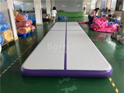 中国 体操のスポーツのための商業膨脹可能な空気トラック/紫色の空気ジャンプの転倒Trak 販売のため