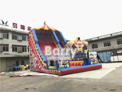 China Popular Child Inflatable Playground Commercial Inflatable Clown Bouncy Castle Slide For Kids for sale