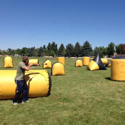 Chine Obstacles gonflables d'étiquette de tir à l'arc de soutes de Paintball tirant des jeux à vendre