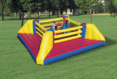 China Durable Inflatable Boxing Ring , PVC Material Inflatable Boxing Field on Land for sale