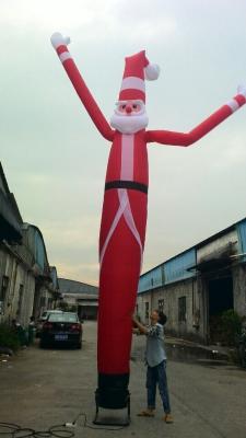 China Opblaasbare de Luchtdanser van de Kerstmiskerstman, van de Doekkerstmis van Oxford de Dansers Enig Been Te koop