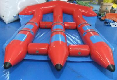 China Funny Red Inflatable Water Toys , PVC InflatableFlyfish for Water Sport Game for sale