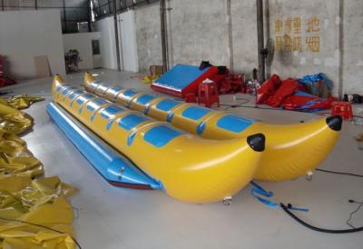 China Boot des doppelter Weg-aufblasbares fliegenden Fisches, PVC-Planen-aufblasbares Bananen-Boot für Wasser-Sport-Spiel zu verkaufen