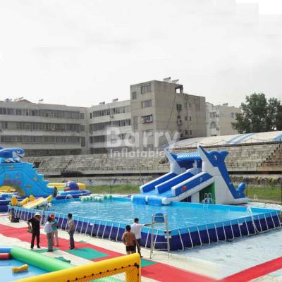 China Fire Resistance Waterproof PVC Swimming Pool 1m Height for sale