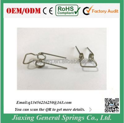 China Coil Piano Wire Double Wheel Torsion Spring for sale