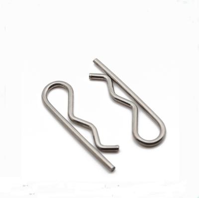 China Customer Request Stainless Steel R Spring Clips Clamping Pins for sale