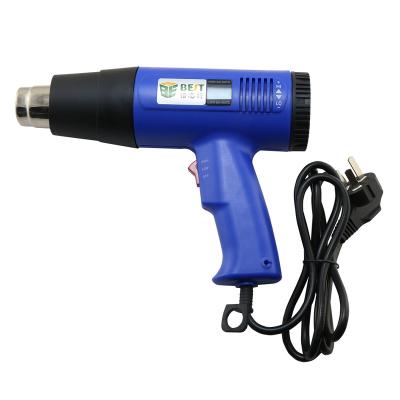 China New Function 1600W 350 to 600 Degree Temperature Digital Display Plug Adjustable Hot Air Sealing Heat Guns Cool/Hot Air for Mobile Repair for sale