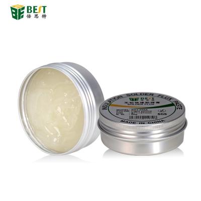 China Excellent Performance BST-559A 50g Solder Paste Lead Free Insulating Solder Melt Temperature 60 Degree Solder Flux For PCB BGA IC Repair Soldering Tools for sale