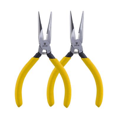 China BES 13 MULTI FUNCTIONAL crv long steel nose pliers wire cutter pliers for sale