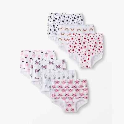 China Breathable Custom Cute Cartoon Pattern Print Wholesale Breathable Comfortable Seamless Girl Children's Underwear for sale