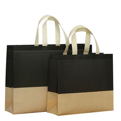 China Custom Non Woven Bag Eco-Friendly Logo Laminating Reusable Ecological Recyclable Tote Gift Shopping for sale